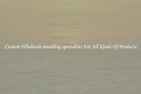Custom Wholesale moulding specialists For All Kinds Of Products