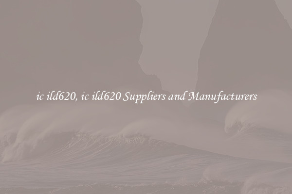 ic ild620, ic ild620 Suppliers and Manufacturers