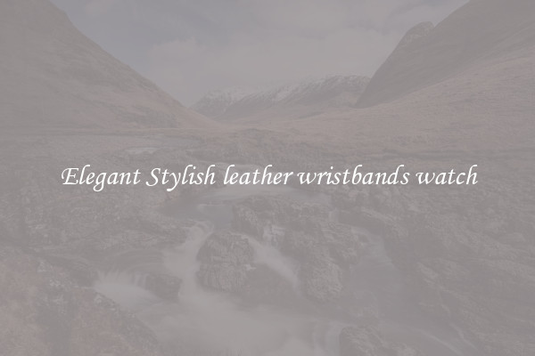 Elegant Stylish leather wristbands watch