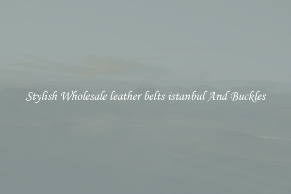 Stylish Wholesale leather belts istanbul And Buckles